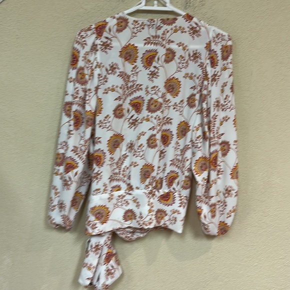 1. State womans Wonderlust wrap top color gold sun size M - Picture 7 of 7